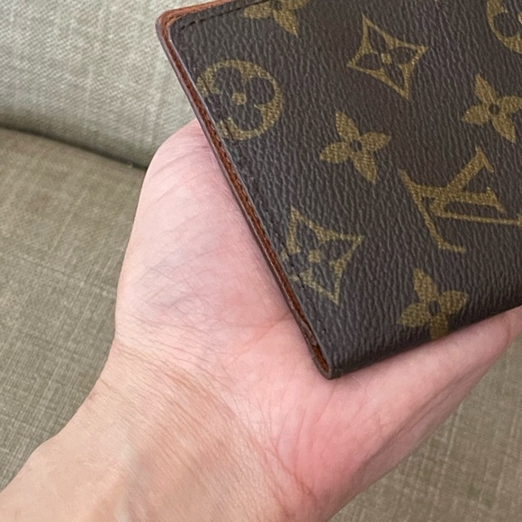 Authentic Louis Vuitton Monogram agenda billfold notebook cover MI1905 - Picture 9 of 10
